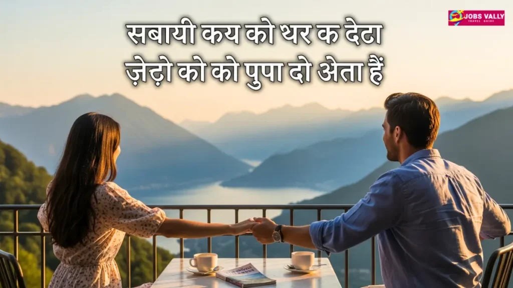 कपल्स के लिए ज़रूरी यात्रा टिप्स और ठहरने के विकल्प