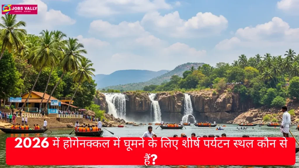 2026 में होगेनक्कल में घूमने के लिए शीर्ष पर्यटन स्थल कौन से हैं?