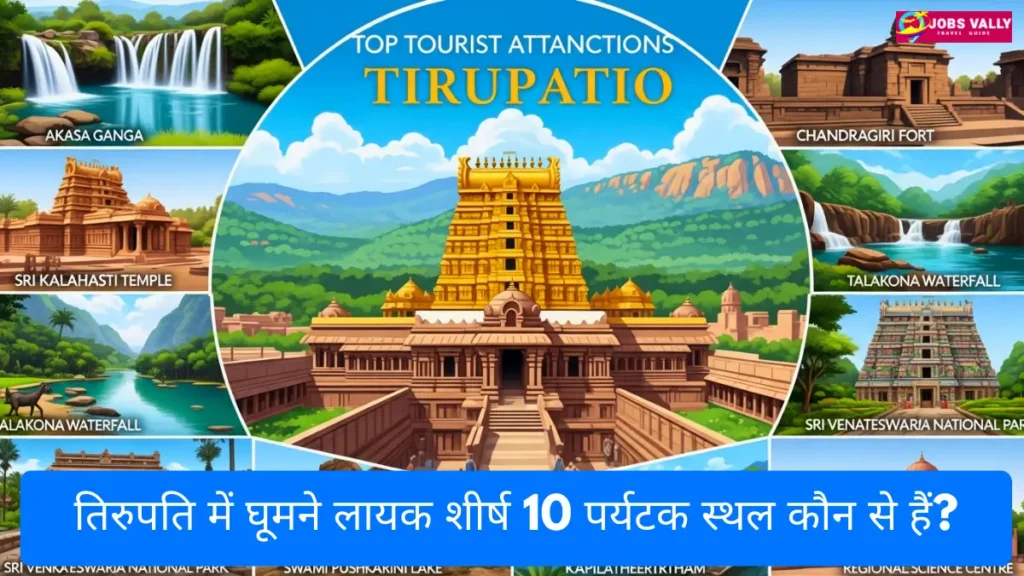 तिरुपति में घूमने लायक शीर्ष 10 पर्यटक स्थल कौन से हैं?