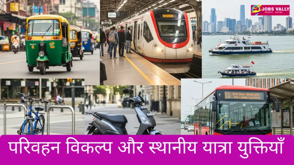 परिवहन विकल्प और स्थानीय यात्रा युक्तियाँ