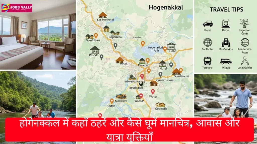 होगेनक्कल में कहाँ ठहरें और कैसे घूमें मानचित्र, आवास और यात्रा युक्तियाँ